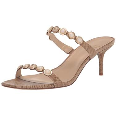 Imagem de Sam Edelman Sandália feminina de salto alto Palma, Creme Chai, 35