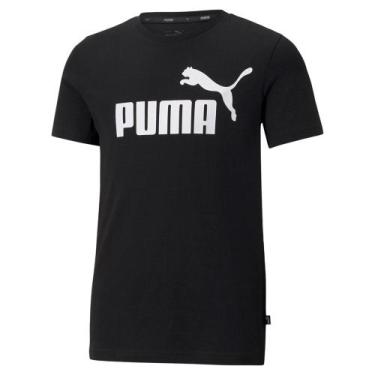 Imagem de Camiseta Puma Essentials Logo Juvenil - Preto