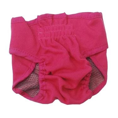 Imagem de Baoblaze Fraldas para cães laváveis para cachorrinhos em calor ajustável calcinha fisiológica para cães, S