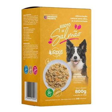 Imagem de AUFOODS PET - ALIMENTO NATURAL RISOTO DE SALMAO 4X200GR