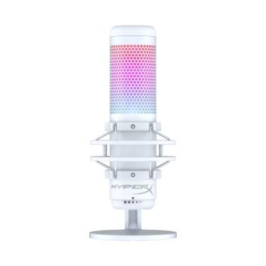 Imagem de MICROFONE HYPERX QUADCAST S, USB, LED RGB, WHITE, 519P0AA