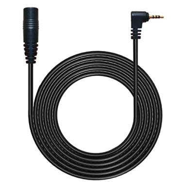 Imagem de YQMAJIM Cabo de extensão de cabo de extensão para câmera retrovisora retrovisora veicular de 2,5 mm, macho para fêmea, 4 pinos (3 m)