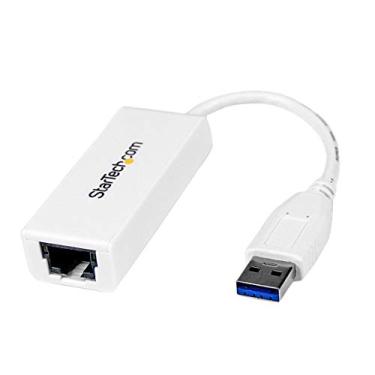 Imagem de StarTech.com Adaptador USB para Ethernet, adaptador LAN Ethernet USB 3.0 para 10/100/1000 Gigabit Ethernet, adaptador USB para RJ45, compatível com TAA