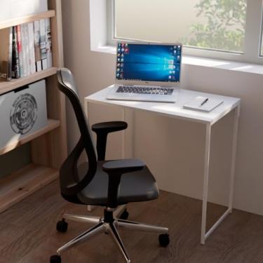 Imagem de Escrivaninha Mesa para Cadernos Computador Notebook Impressora Escritorio Quarto de Estudo Estilo Industrial (Branca)