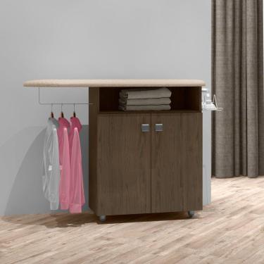 Imagem de Tabua de Passar Roupas Bianca Max Castanho AJL - AJL Móveis