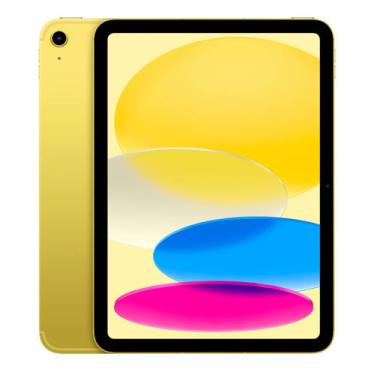 Imagem de iPad Apple 10 Geracao 2022 A2696 10.9 256gb Amarelo Com Nota 10th generation