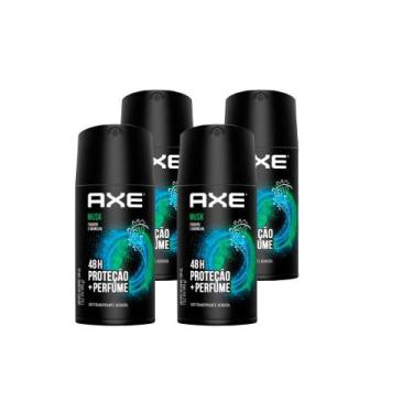 Imagem de Kit 4 Und Desodorante Axe Aerosol Musk 90G