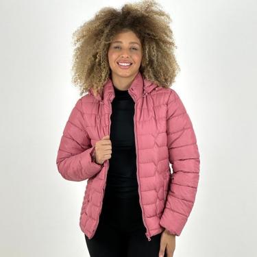 Imagem de Jaqueta de Nylon Facinelli Gola Alta com Capuz Feminina-Feminino