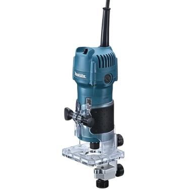 Imagem de MAKITA TUPIA MANUAL COM PINÇA DE 6MM (1/4 POL) E BASE ARTICULADA 530W 220V 3709