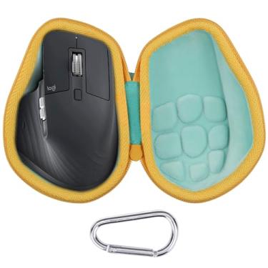 Imagem de co2CREA Capa rígida de substituição para Logitech MX Master 3/3S Mouse de desempenho sem fio (capa azul-petróleo)