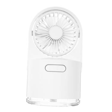 Imagem de Zerodeko 2Pcs Ventilador De Nebulização USB Ventilador Portátil Mini Ventilador Silencioso Ventilador Recarregável Ventilador De Resfriamento Portátil 3 Em 1 Ventilador Noturno Q1