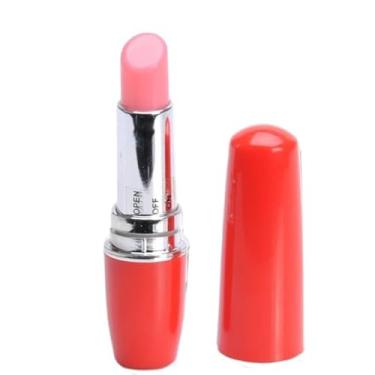Imagem de VIBRADOR BATOM – PRETO * * DISCRIÇÃO E PRAZER EM UM SÓ BATOM ** (VERMELHO)