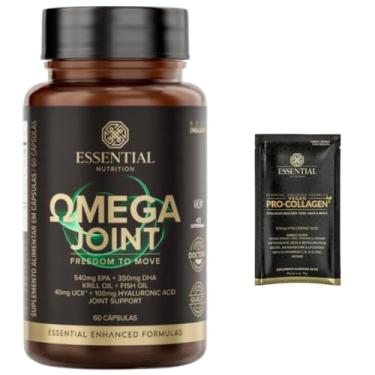 Imagem de Ômega-3 Joint - Essential Nutrition (Colágeno Tipo 2 UC-II c/Ácido Hialurônico e Krill) - 60 Cáps + Amostra