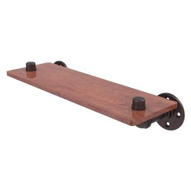 Imagem de Allied Brass P-450-16-WS Coleção Pipeline Prateleira de madeira de ferro de 40,64 cm, bronze antigo