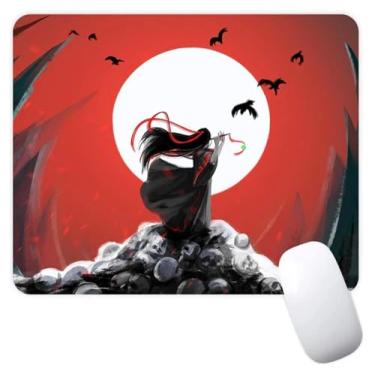 Imagem de The Untamed Mo Dao Zu Shi Danmei romance programa de TV antiderrapante mousepad para jogos computador mouse pad desktop laptop mouse pad com borda costurada 18 x 22 cm