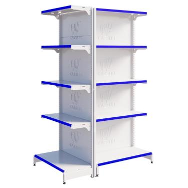 Imagem de Gôndola Fit Centro 1 Ponta E 1 Inicial 2,02m Expositro De Mercado Amapá