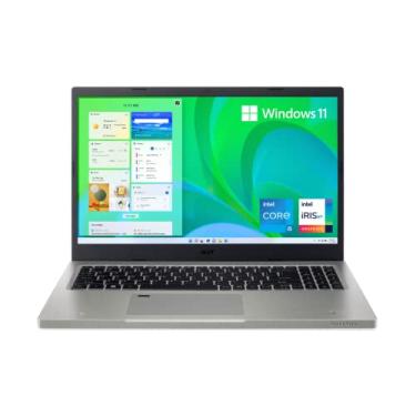 Imagem de Acer Aspire Vero AV15-51-5155 PC verde | Tela FHD IPS 100% sRGB de 15,6 polegadas | Intel Core i5-1155G7 de 11ª geração | Intel Iris Xe Graphics | 8GB DDR4 | SSD de 256 GB | Wi-Fi 6 | Materiais PCR |