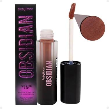 Imagem de Batom Líquido Ruby Rose Obsidian Crème Lip Ocl05 Hb-7100-5