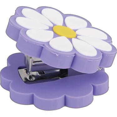 Imagem de Grampeador Mini 10 Folhas + 450 Grampos Tilibra - Flor
