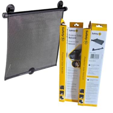 Imagem de Protetor Solar Retrátil P Janela Vidro De Carro Ventosa Bebê