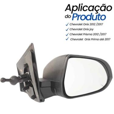 Imagem de Retrovisor Direito Onix Prisma Manual 2012 2013 2014 2015 2016 2017 - 