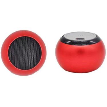 Imagem de Caixinha Som Bluetooth Tws Metal Mini Speaker Amplificada 3w - LDS Ora