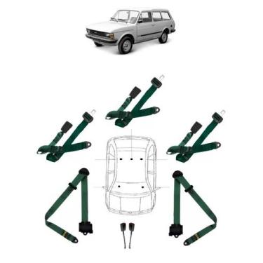 Imagem de Kit cinto de segurança COMPLETO para FIAT PANORAMA + fechos - HCML, Ve