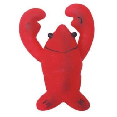 Imagem de Brinquedo Chalesco Para Cães Lagosta Vinil Vermelho