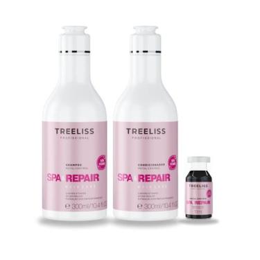 Imagem de Kit Tratamento Spa e Repair Metal control 3 itens Tree Liss - Treeliss