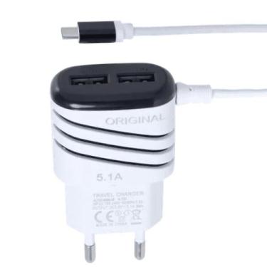 Imagem de Carregador Rápido 2usb 3.1a Y18-1 V8 Hmaston - Lehmox