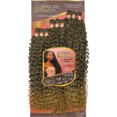 Imagem de Aplique Cacheado Fibra Bio Proteina Meu Poder Entrelace 80cm African B