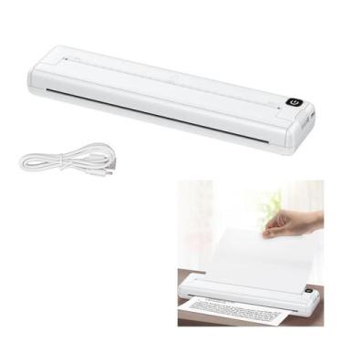 Imagem de Impressora Termica A4 Bluetooth Aplicativo Celular Bateria Recarregave