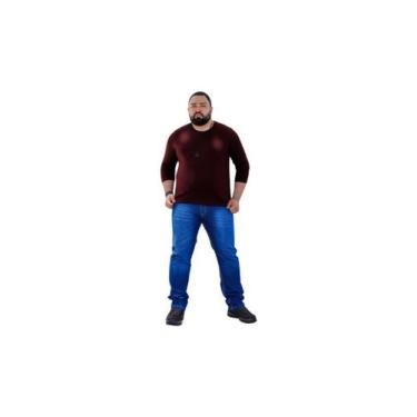 Imagem de Calça Jeans Plus Size Masculino Com Cinto - Oliver Jeans, Azul, 56