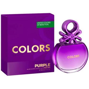 Imagem de Perfume Benetton Colors Purple Feminino - Eau de Toilette 80ml, 80ml