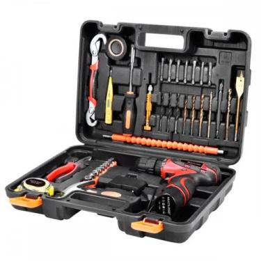 Imagem de Parafusadeira Multilaser Bateria 12V. Bivolt Maleta Com 41 Acessorios 