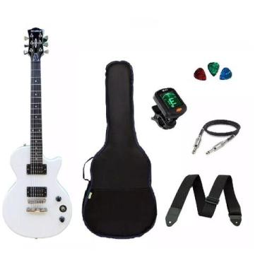 Imagem de Kit Guitarra Strinberg Les Paul LPS200 Branca