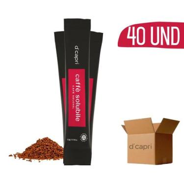 Imagem de Café Solúvel Sachê Stick Di Capri 1,3g - 40 UNIDADES