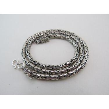 Imagem de Corrente Bali Ponto Peruano 4.5mm De Prata 925 Maciça - RD Magazine