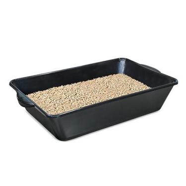 Imagem de Bandeja Sanitária de Areia Preta Animais Super Gatos 12L - Arqplast