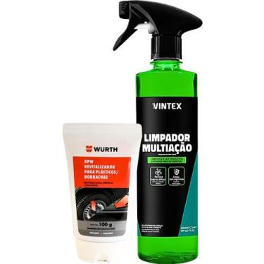 Imagem de Revitalizador De Plastico Borrachas + Limpador Apc Multiação - VINTEX