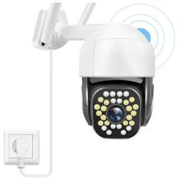 Imagem de Camera de Vigilancia Com Visao Noturna, 1080p, Giro de 355 graus, WIFI