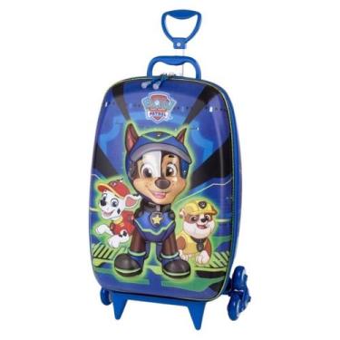 Imagem de Mochila De Carrinho Diplomata 3d Patrulha Canina Maxtoy Cor Azul