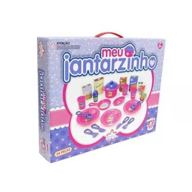 Imagem de Brinquedo Meu Jantarzinho Completo Lilás De Criança - Big Star