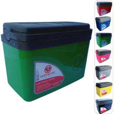 Imagem de Caixa térmica Cooler 7,5L Alça Tampa bandeja Floripa Unitermi Cerveja 