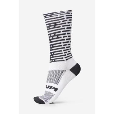 Imagem de Meia Biometria Branco para Corrida/Ciclismo HUPI, Branco