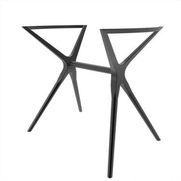 Imagem de Base para Mesa de Cozinha Retangular Baletto Titânio (56x96 cm) - I''m