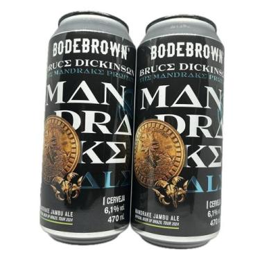 Imagem de 2 Cervejas Bruce Dickinson Mandrake Jambu Ale 6,1% Ipa 470ml - Bruce D