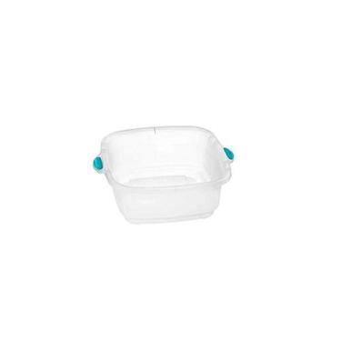 Imagem de Bacia Quadrada Transparente Com 10 Litros - Sanremo