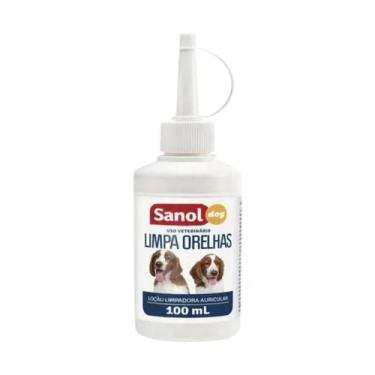 Imagem de Limpa Orelhas Higienizador Auricular Cães Sanol Dog 100ml