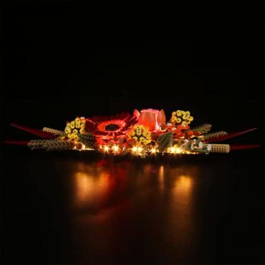 Imagem de Bourvill LED Lights Kit for Lego Dried Flower Centerpiece 10314 - Lights Set Compatible with Lego 10314 Set -Classic Version (Lights Kit Without Model)